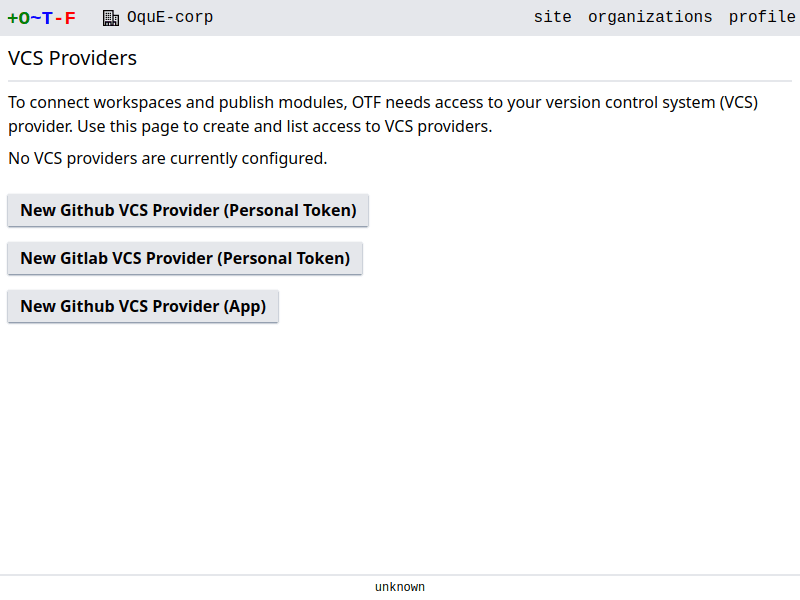 vcs providers list